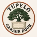 Tupelo Garage Door tree plaque logo